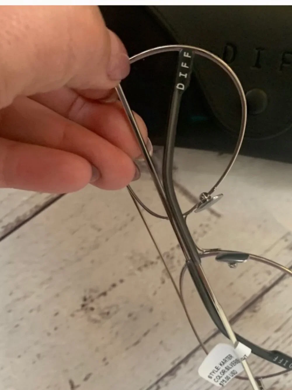Diff eyewear Karter aviators NEW